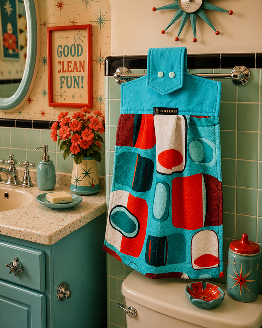 Retro Hand Towel. Includes Shipping Within Australia.
