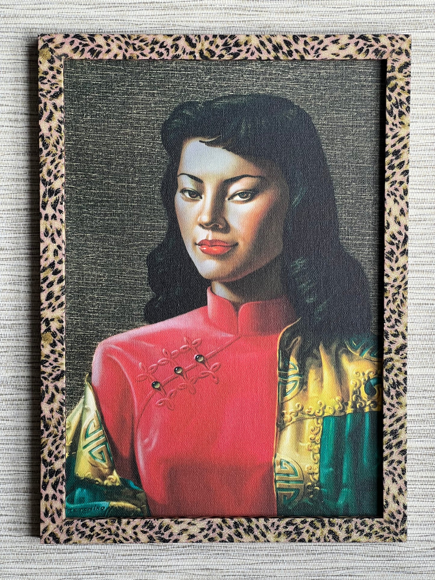 Tretchikoff Framed Print. Miss. Wong. Includes Shipping Within Australia.