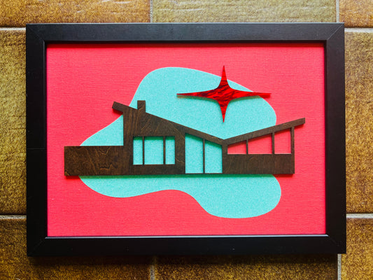 Modernist Home Wall Hanging. FREE SHIPPING WITHIN AUSTRALIA.
