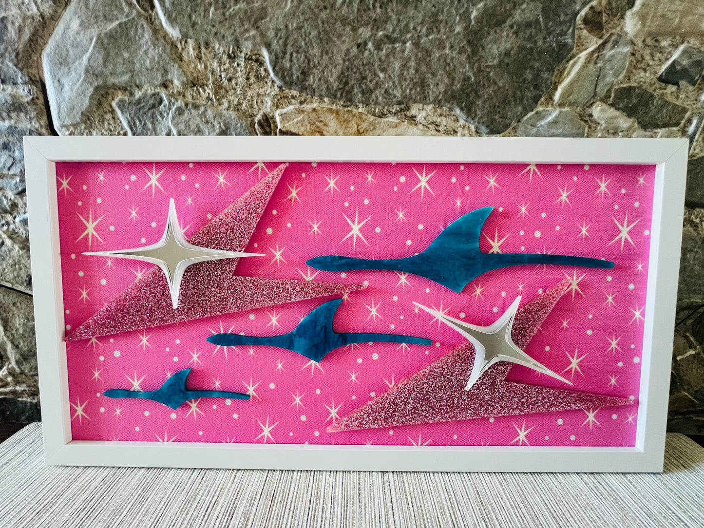 Atomic Age Birds In Flight Wall Art. Free Shipping Within Australia.