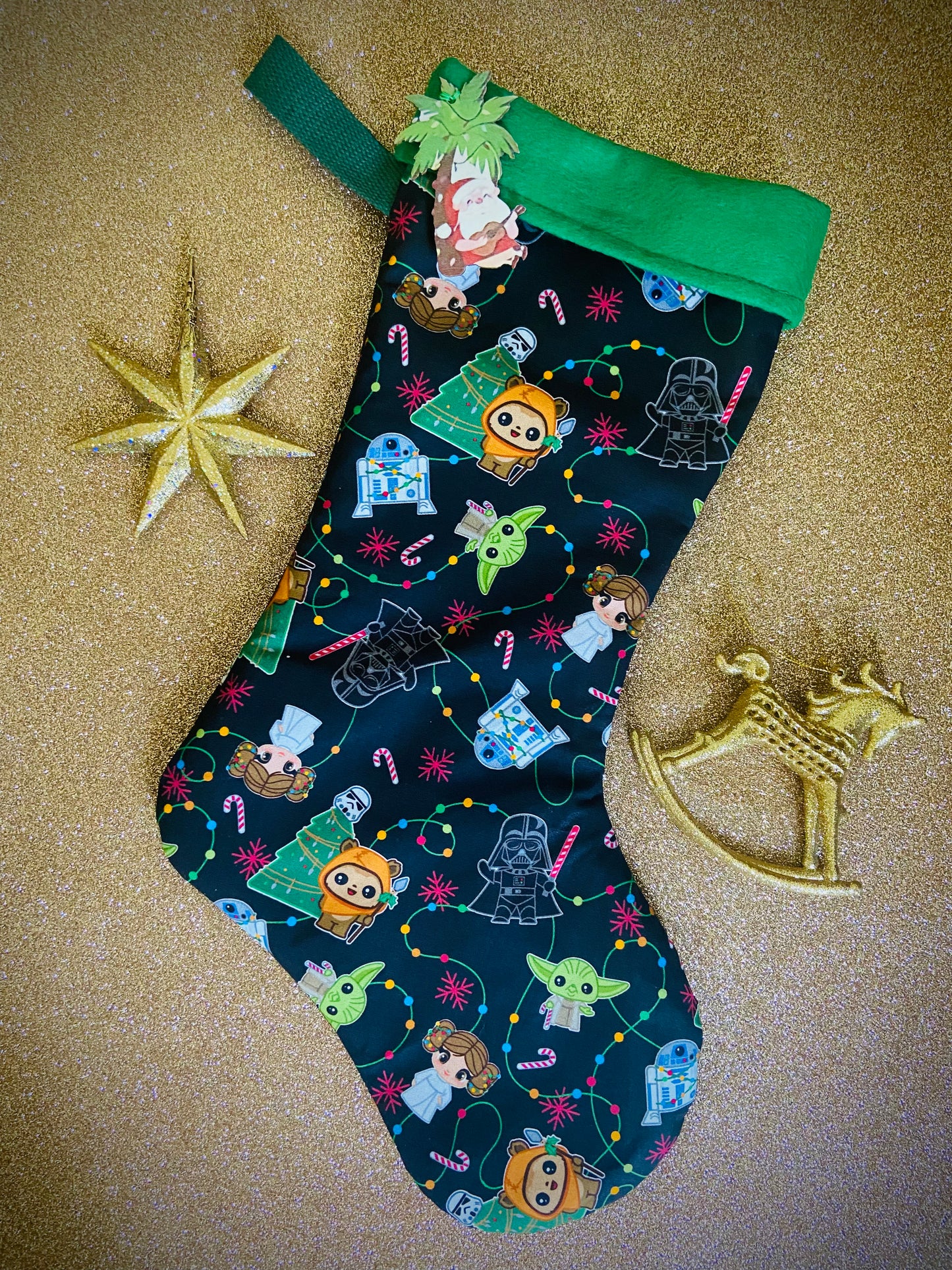 Retro Coast Designed & Hand Made Baby Star Wars Stocking