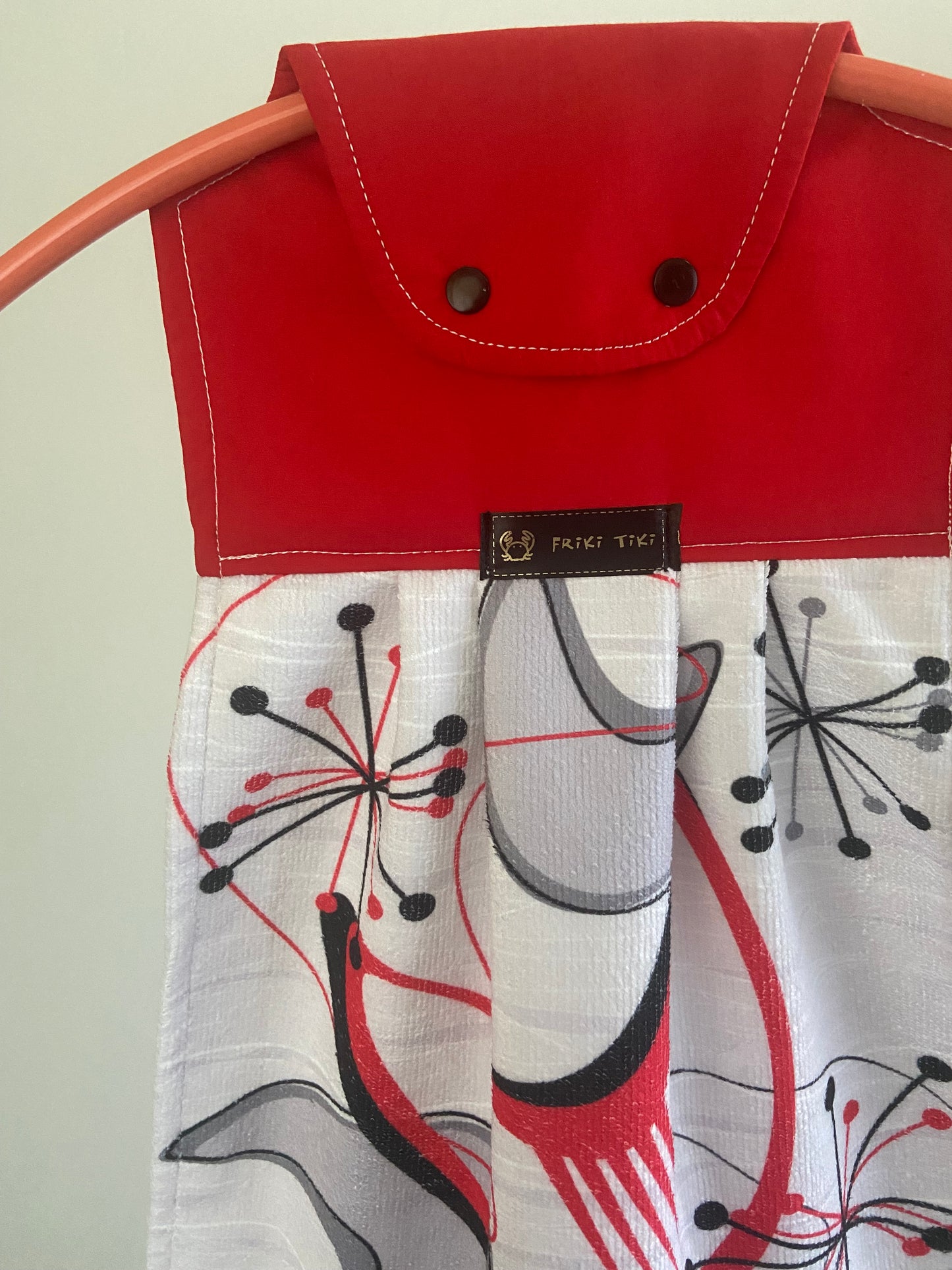 Retro Coast Atomic Age Hand Towel. Free Shipping Within Australia.