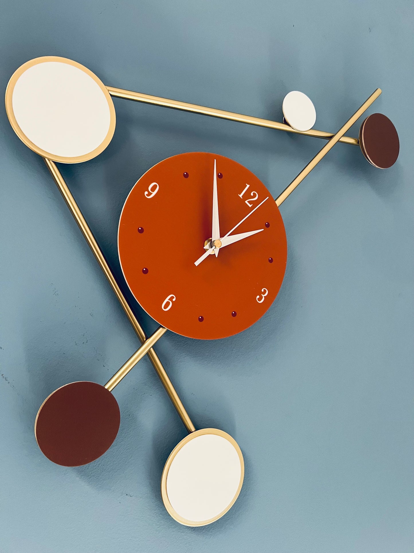 Modernist Geometric Clock.