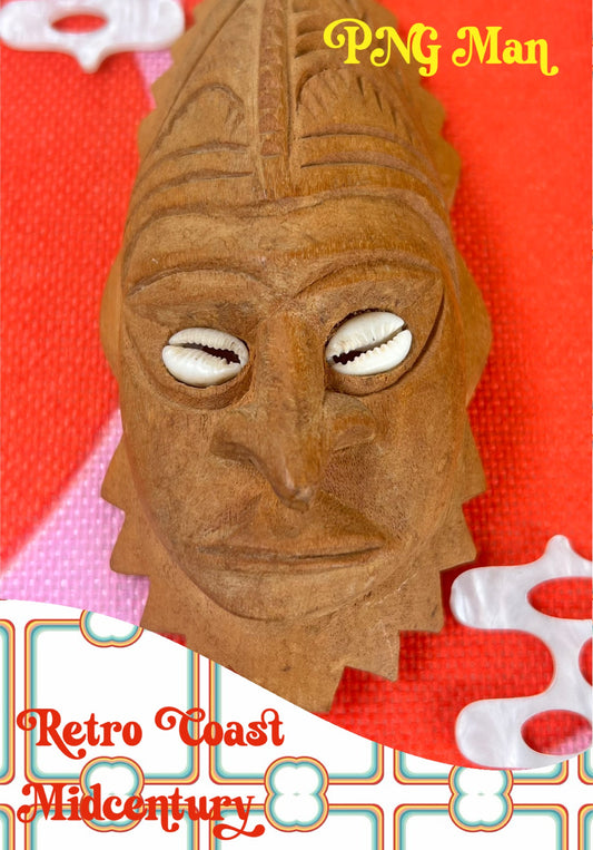 Polynesian Pop Art - ‘PNG Man’ Free Shipping Within Australia.
