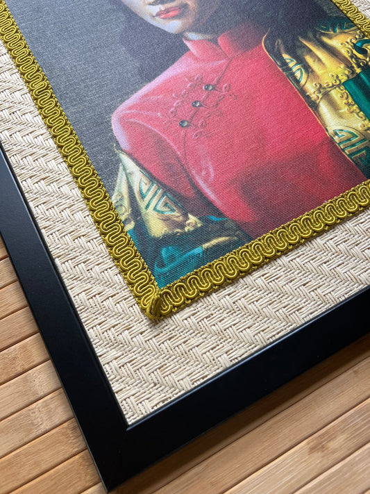 Tretchikoff Miss. Wong Framed Canvas. Includes Shipping Within Australia.