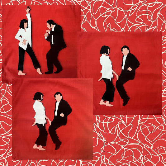 Pulp Fiction Cushion Cover Set of 3 | Mid-Century Modern Retro Lounge Decor. Free Shipping Within Australia.