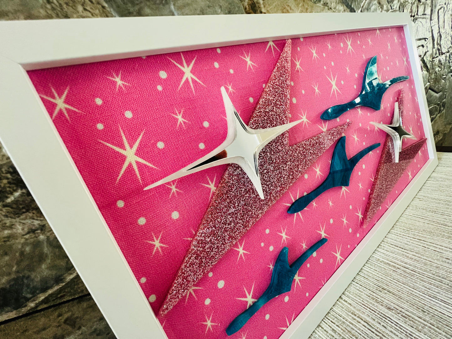 Atomic Age Birds In Flight Wall Art. Free Shipping Within Australia.