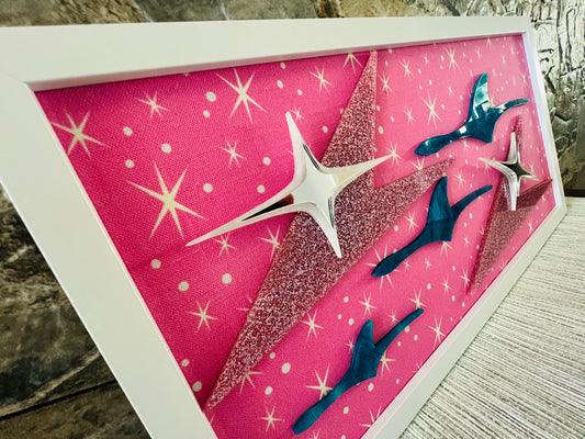 Atomic Age Birds In Flight Wall Art. Free Shipping Within Australia.