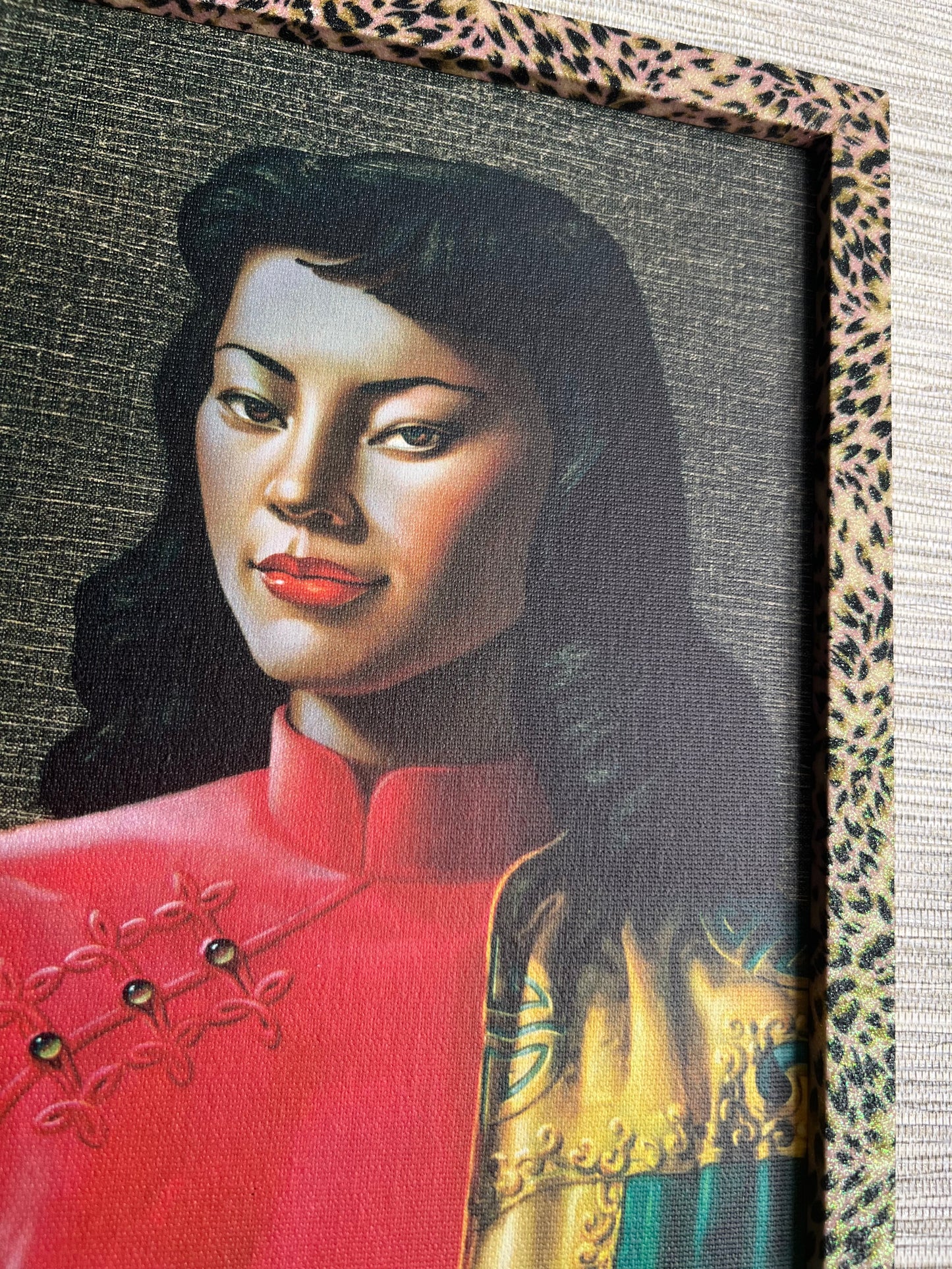 Tretchikoff Framed Print. Miss. Wong. Includes Shipping Within Australia.