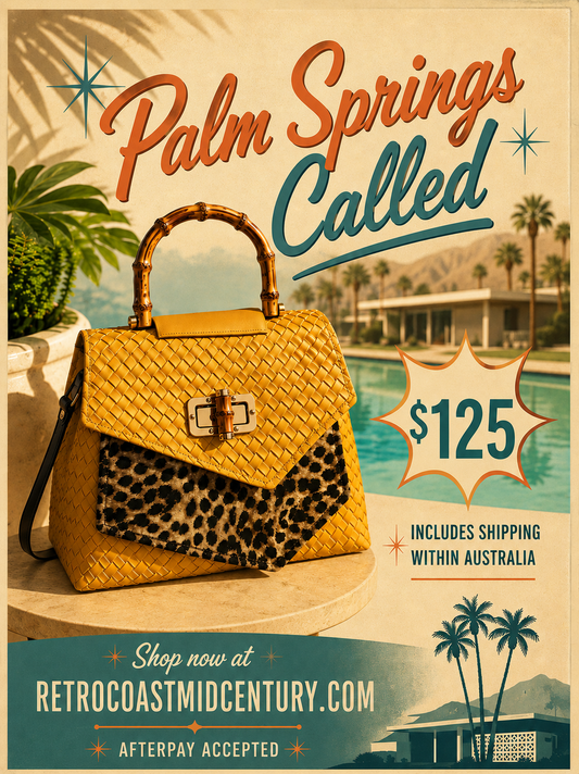 Retro Coast Midcentury Fifties Glamour Handbag.