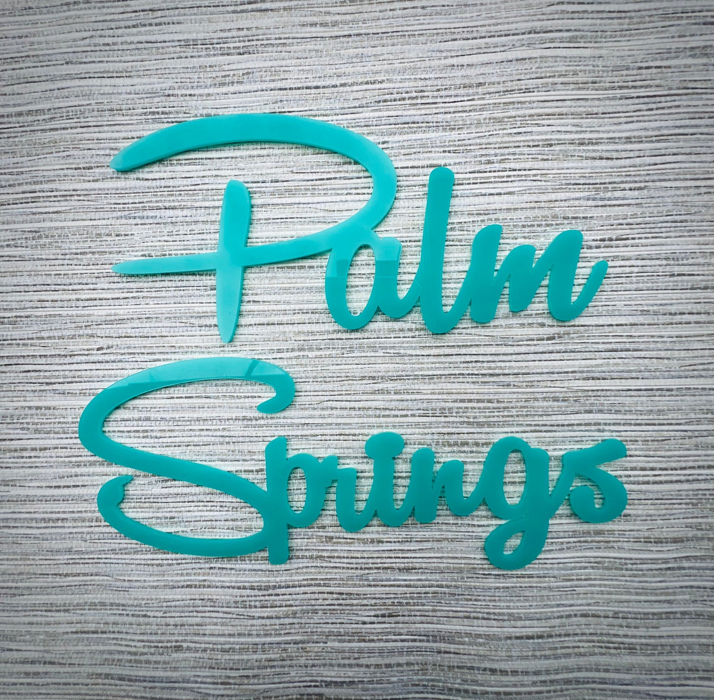 Laser Cut Acrylic Palm Springs Signage
