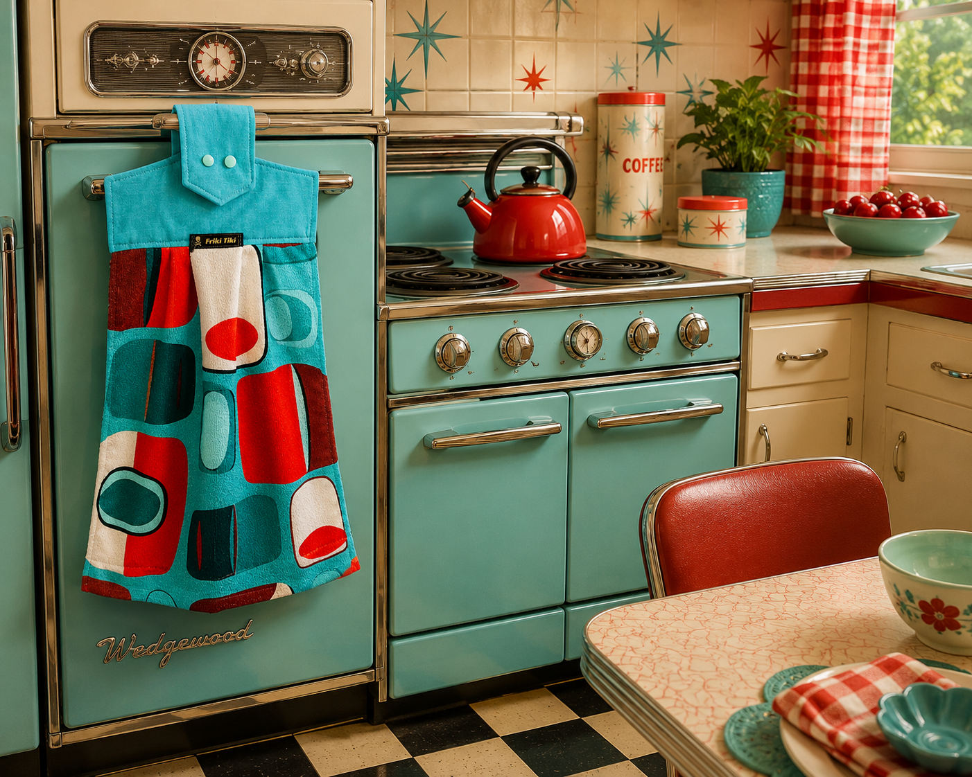 Retro Hand Towel. Includes Shipping Within Australia.