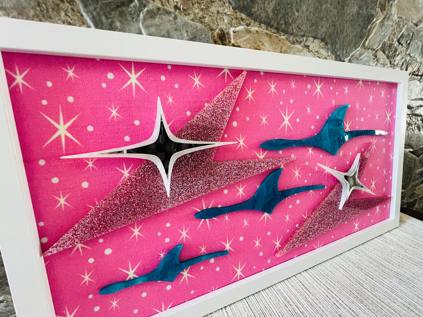 Atomic Age Birds In Flight Wall Art. Free Shipping Within Australia.