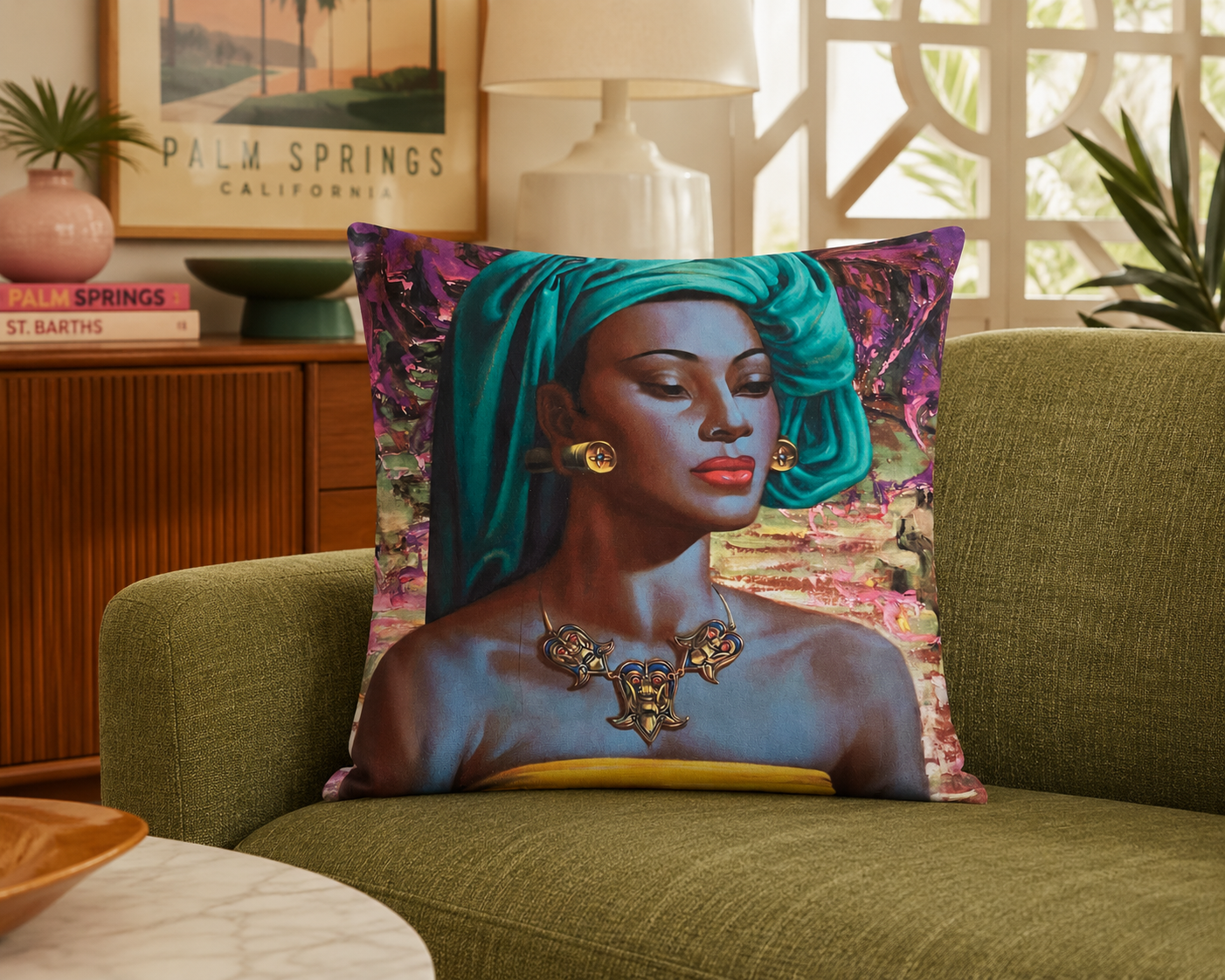 Vladimir Tretchikoff Cushion Cover. Free Shipping Within Australia.