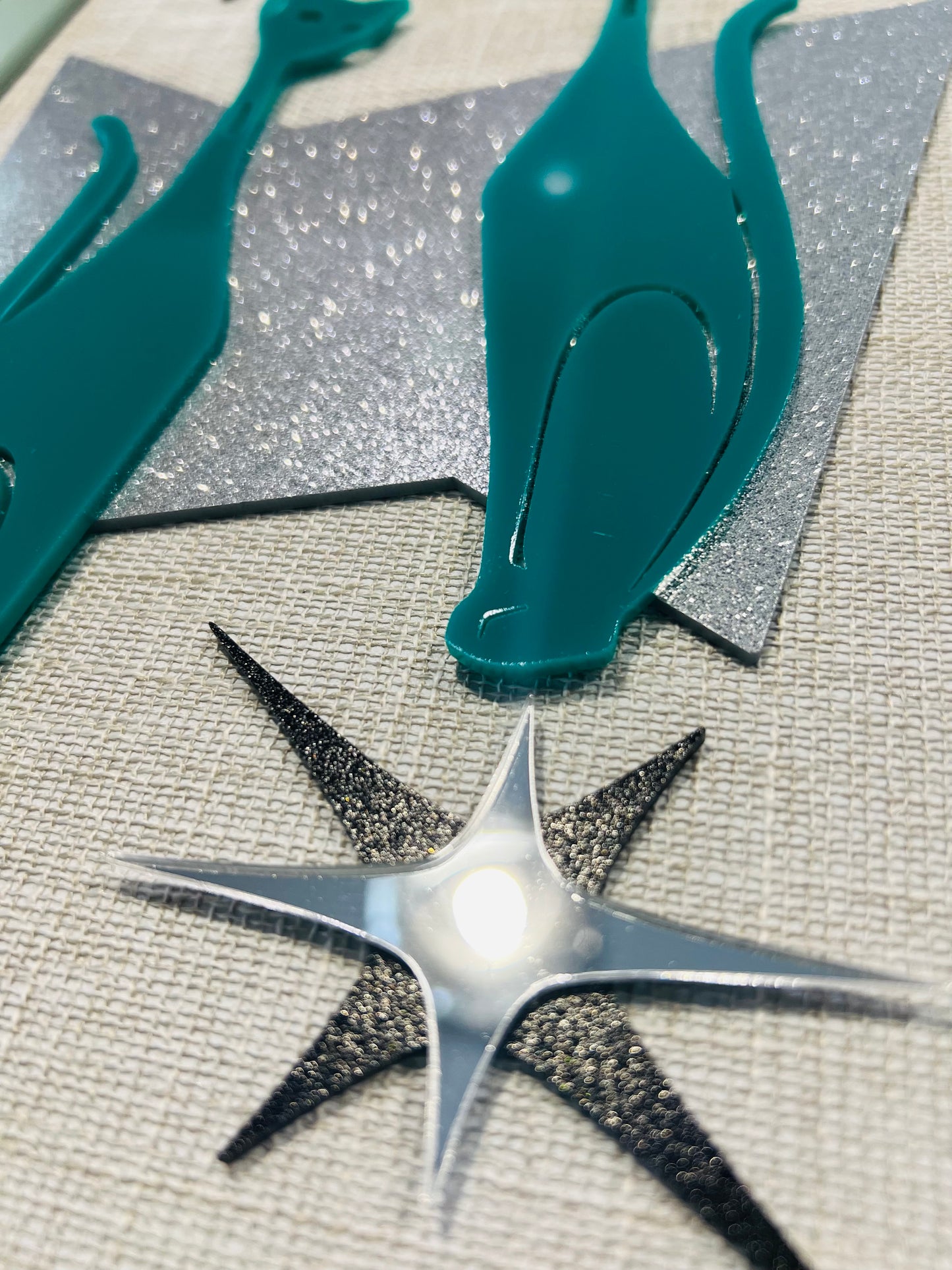 Atomic Age Sexton Cat Wall Art. FREE SHIPPING within Australia.