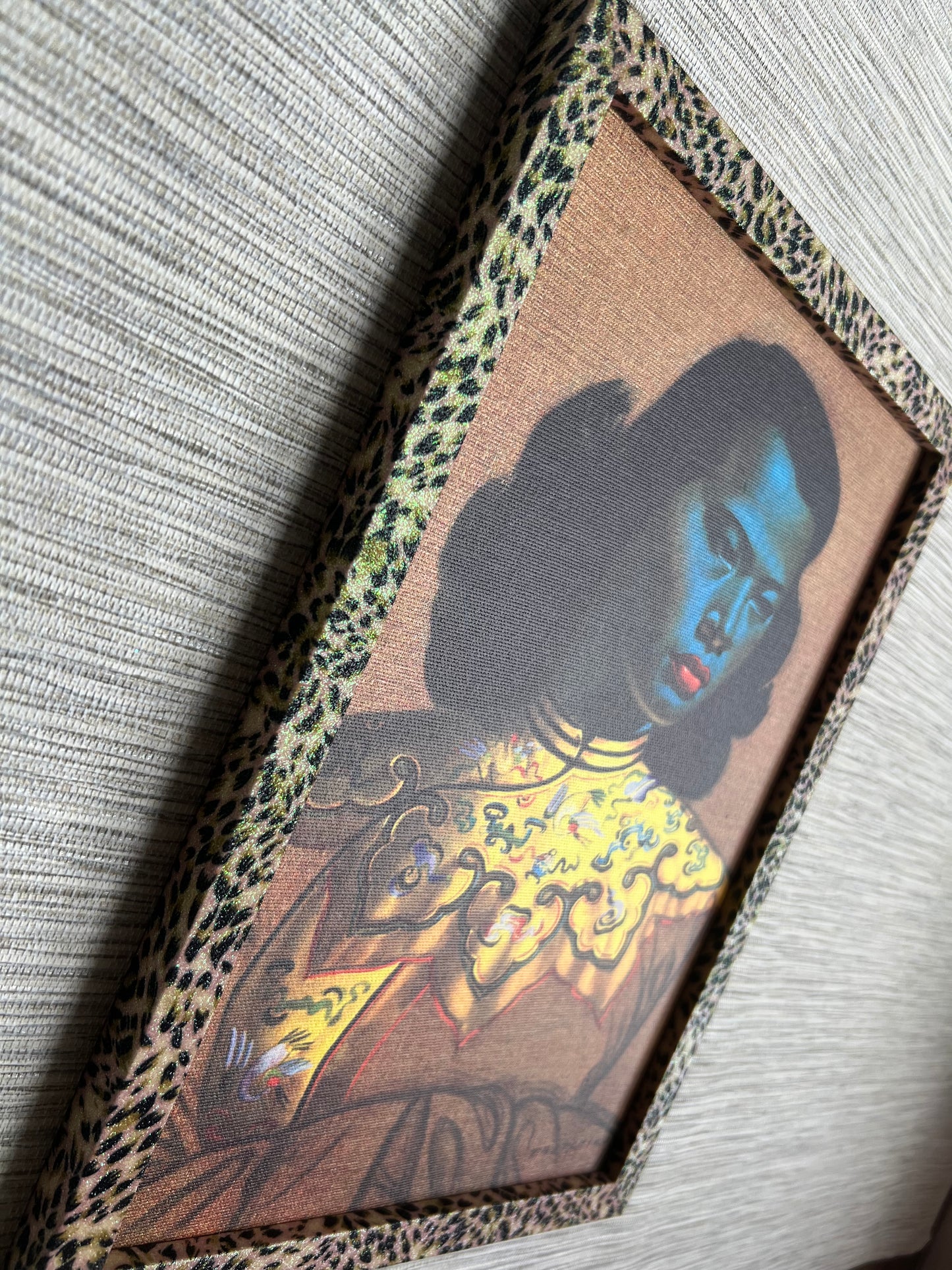 Tretchikoff Print, Chinese Blue Lady. Price Includes FREE shipping within Australia.