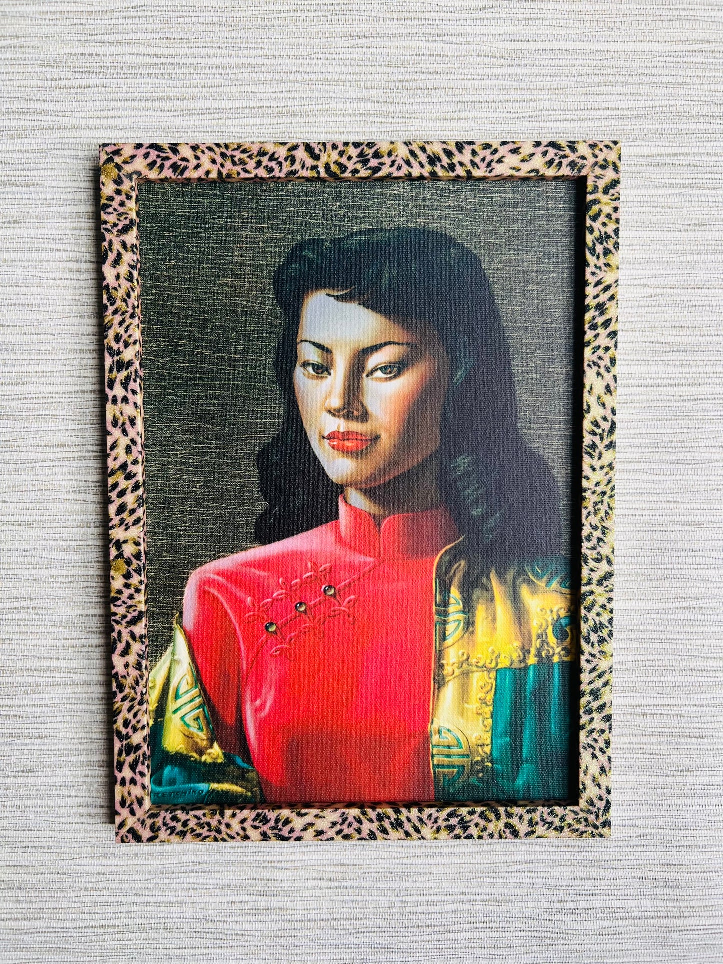 Tretchikoff Framed Print. Miss. Wong. Includes Shipping Within Australia.