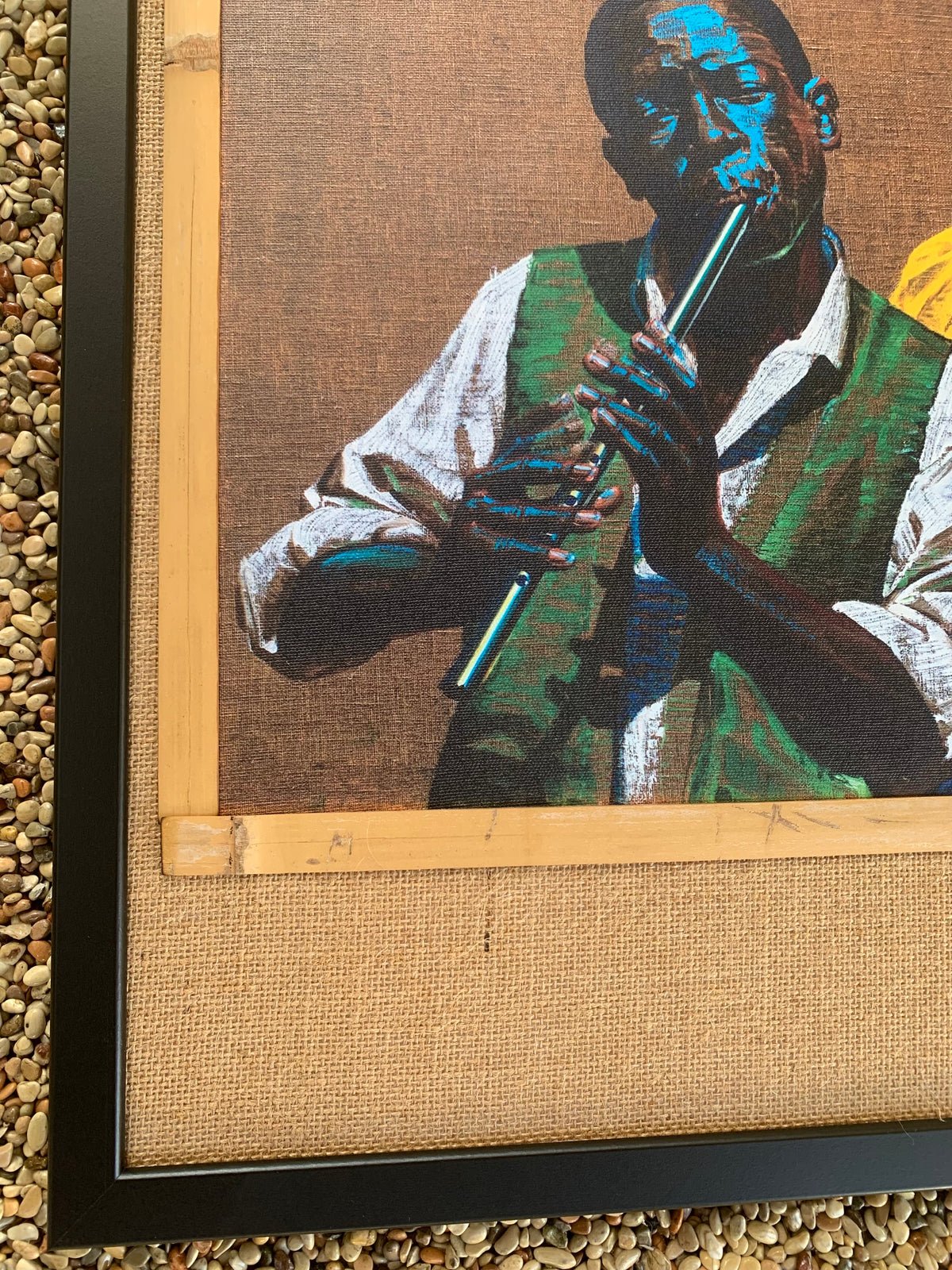 Vladimir Tretchikoff ‘Penny Whistlers’ Framed Cotton Canvas.
