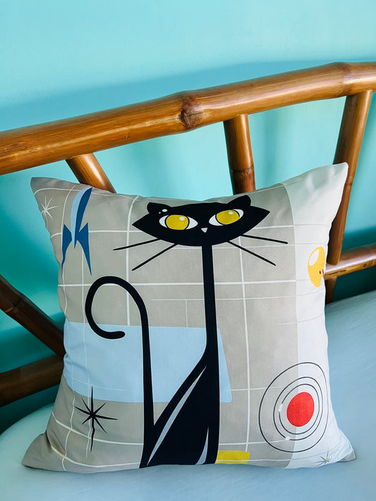 Mid Mod Cat Cushions. Set Of 4, Includes Shipping Within Australia.