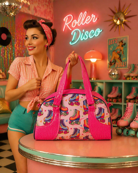 Retro Coast Midcentury - ‘Rollerbag’ Bowling Bag. Entirely Handcrafted.