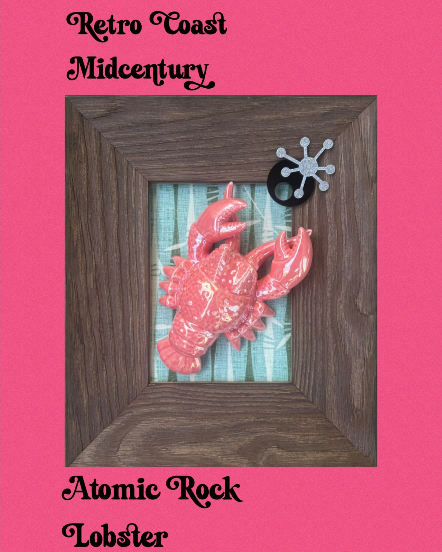 Atomic Rock Lobster Wall Art. Free Shipping Within Australia.
