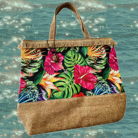 Tropical Floral Tote. FREE Shipping Within Australia.
