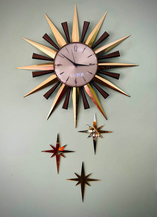 NEW - Atomic Starbursts. Mirrored Gold.