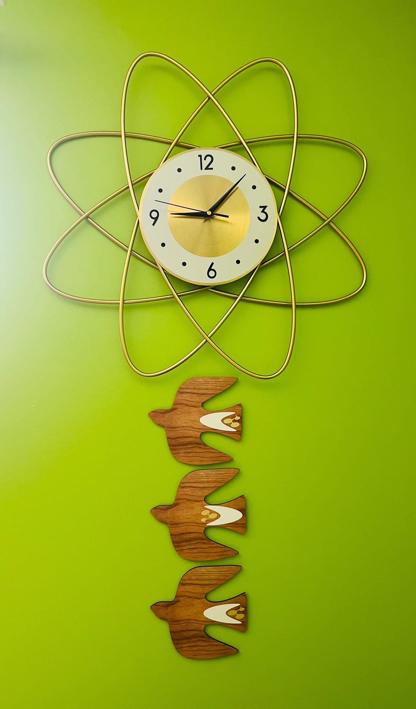 Order For Beth - Atomic Age Clock & Stars, FREE Shipping.