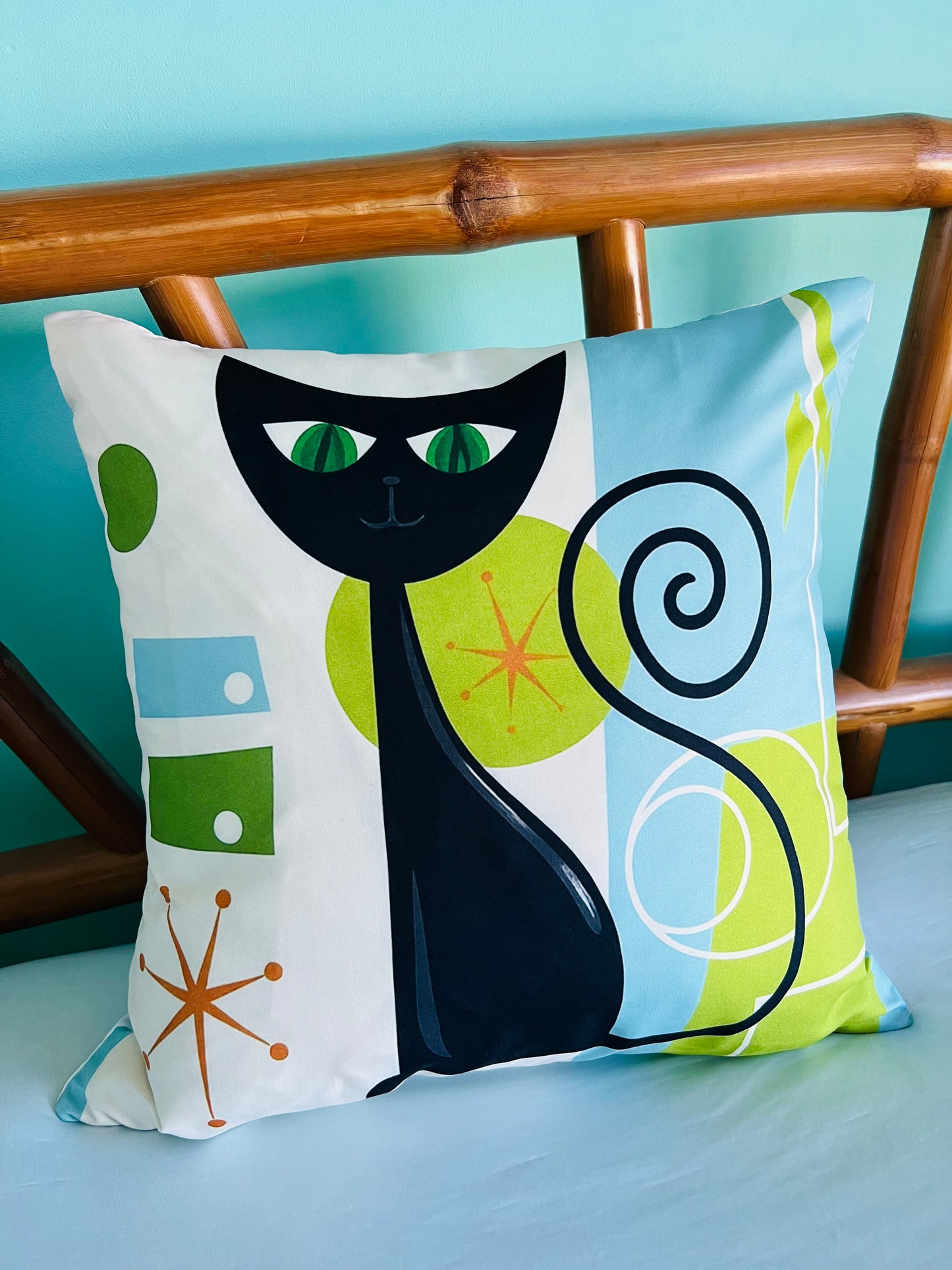 Mid Mod Cat Cushions. Set Of 4, Includes Shipping Within Australia.