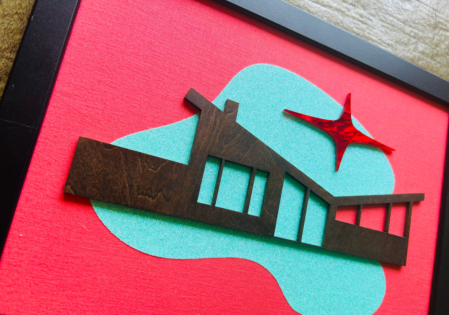 Modernist Home Wall Hanging. FREE SHIPPING WITHIN AUSTRALIA.