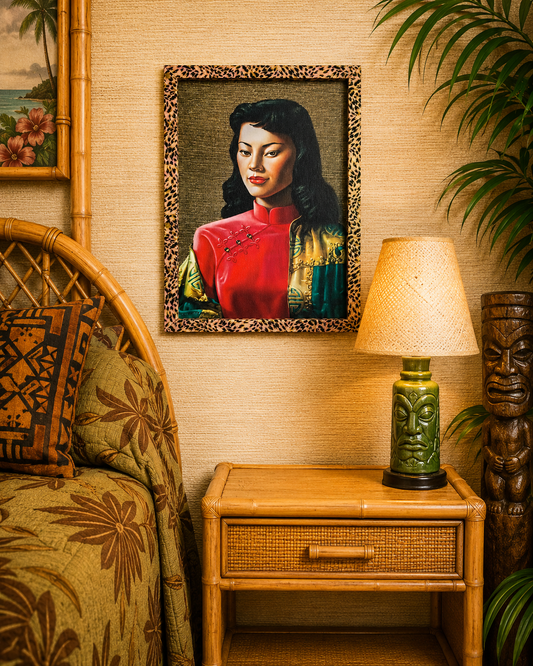 Tretchikoff Framed Print. Miss. Wong. Includes Shipping Within Australia.