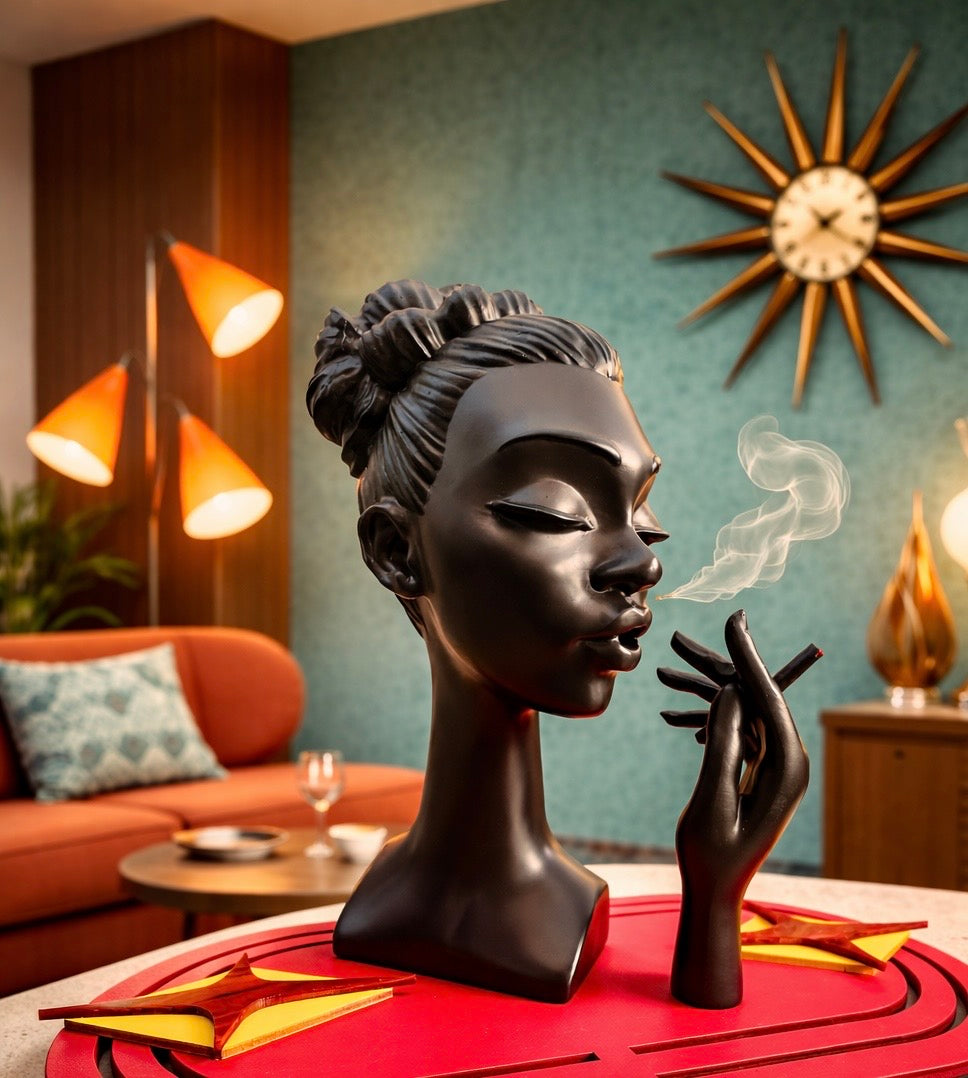 Vintage Lady Incense Smoker