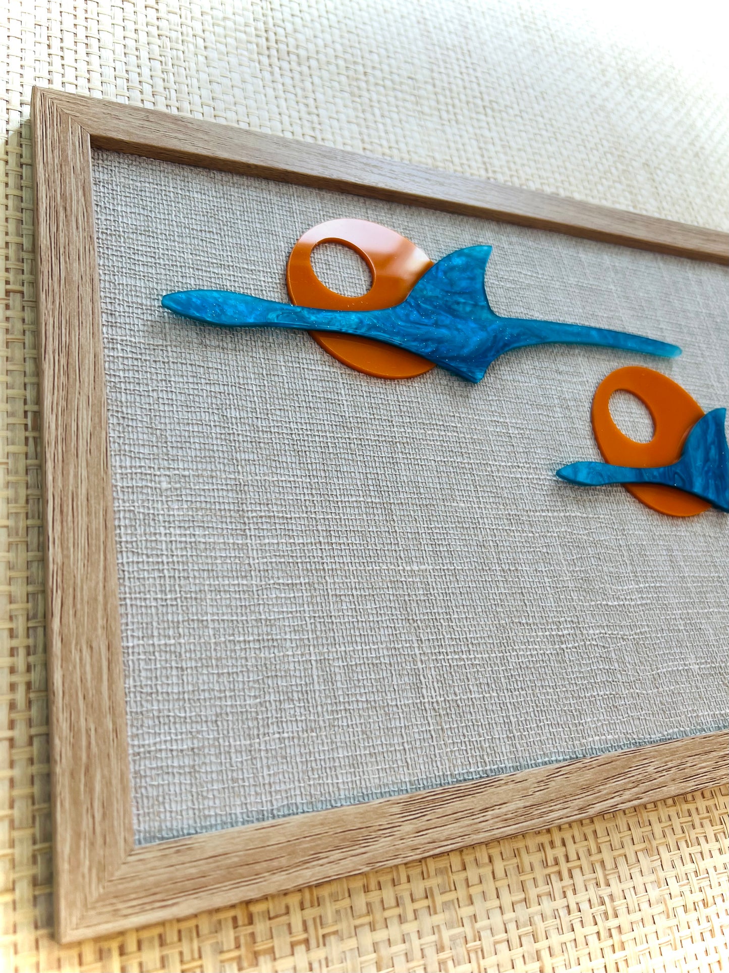 Abstract Flying Mallard Artwork. FREE shipping within Australia.