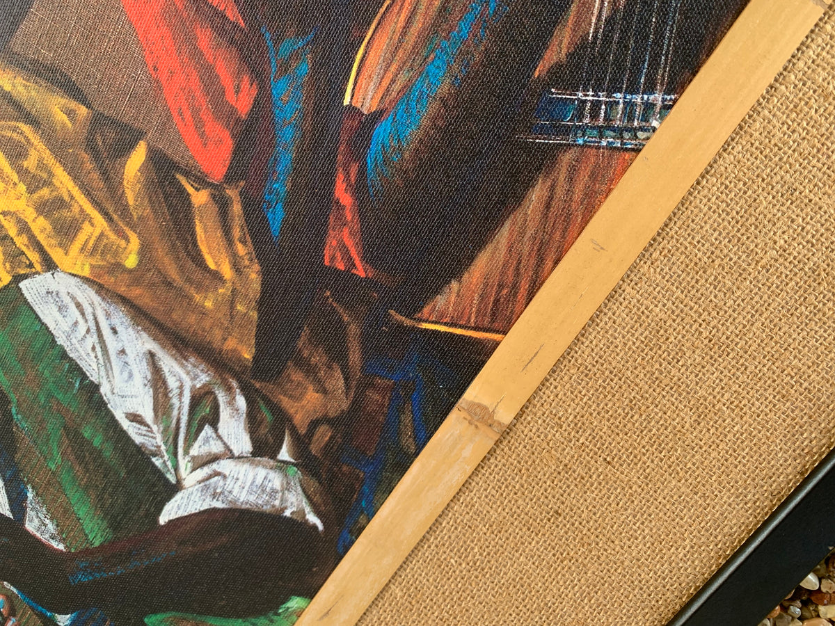 Vladimir Tretchikoff ‘Penny Whistlers’ Framed Cotton Canvas.