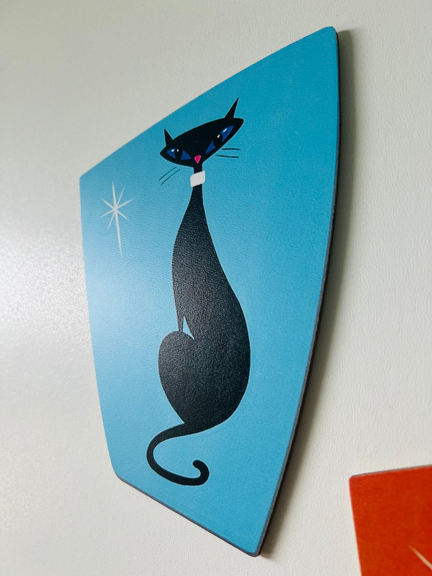 Atomic Age Cats. 3 Pieces With 2 Black Atomic Nodes. FREE SHIPPING.