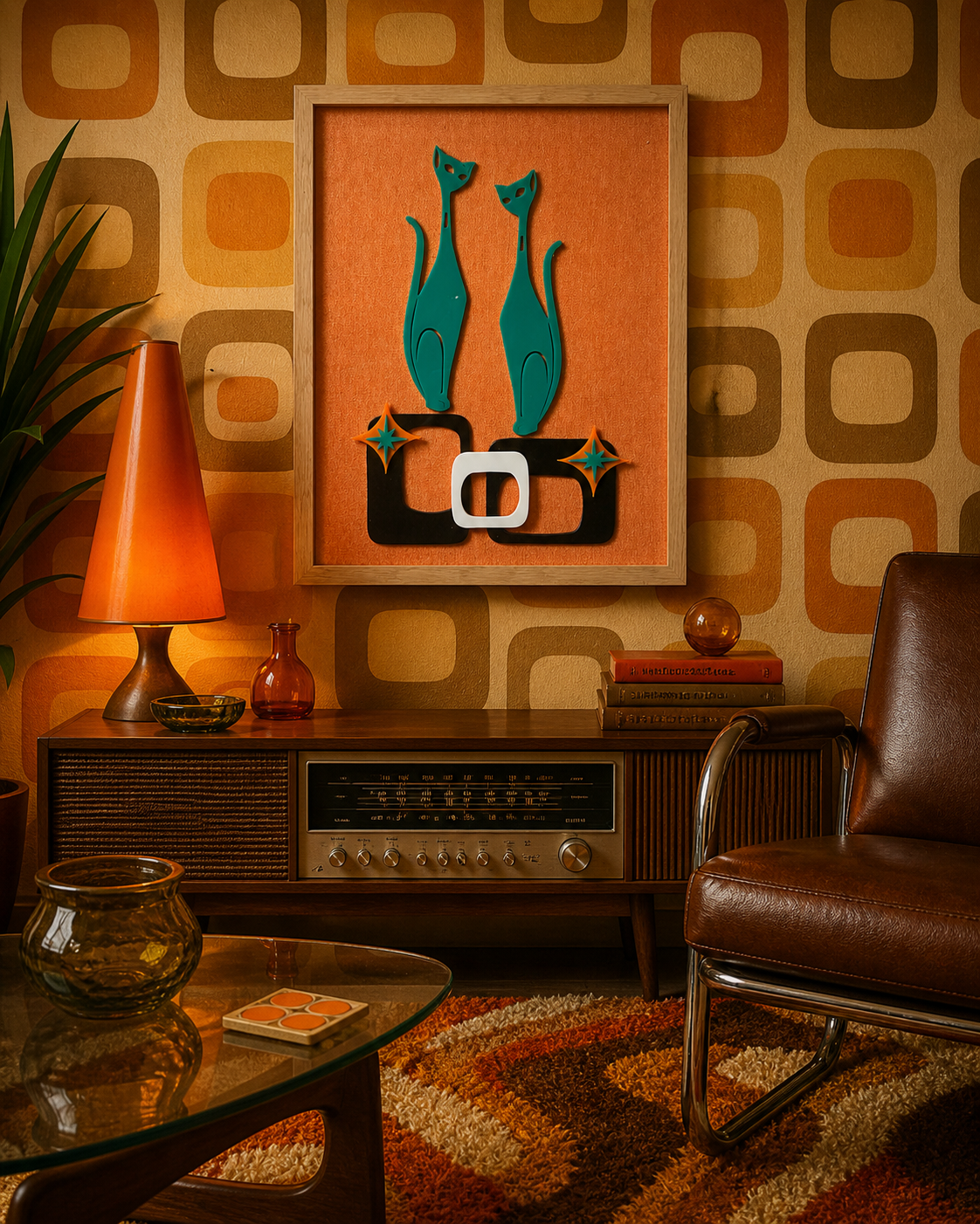 Sexton Cat Art. FREE shipping within Australia.