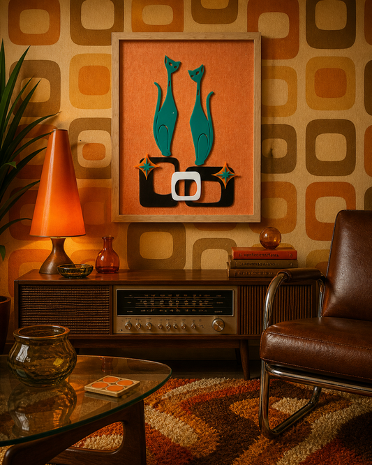 Sexton Cat Art. FREE shipping within Australia.