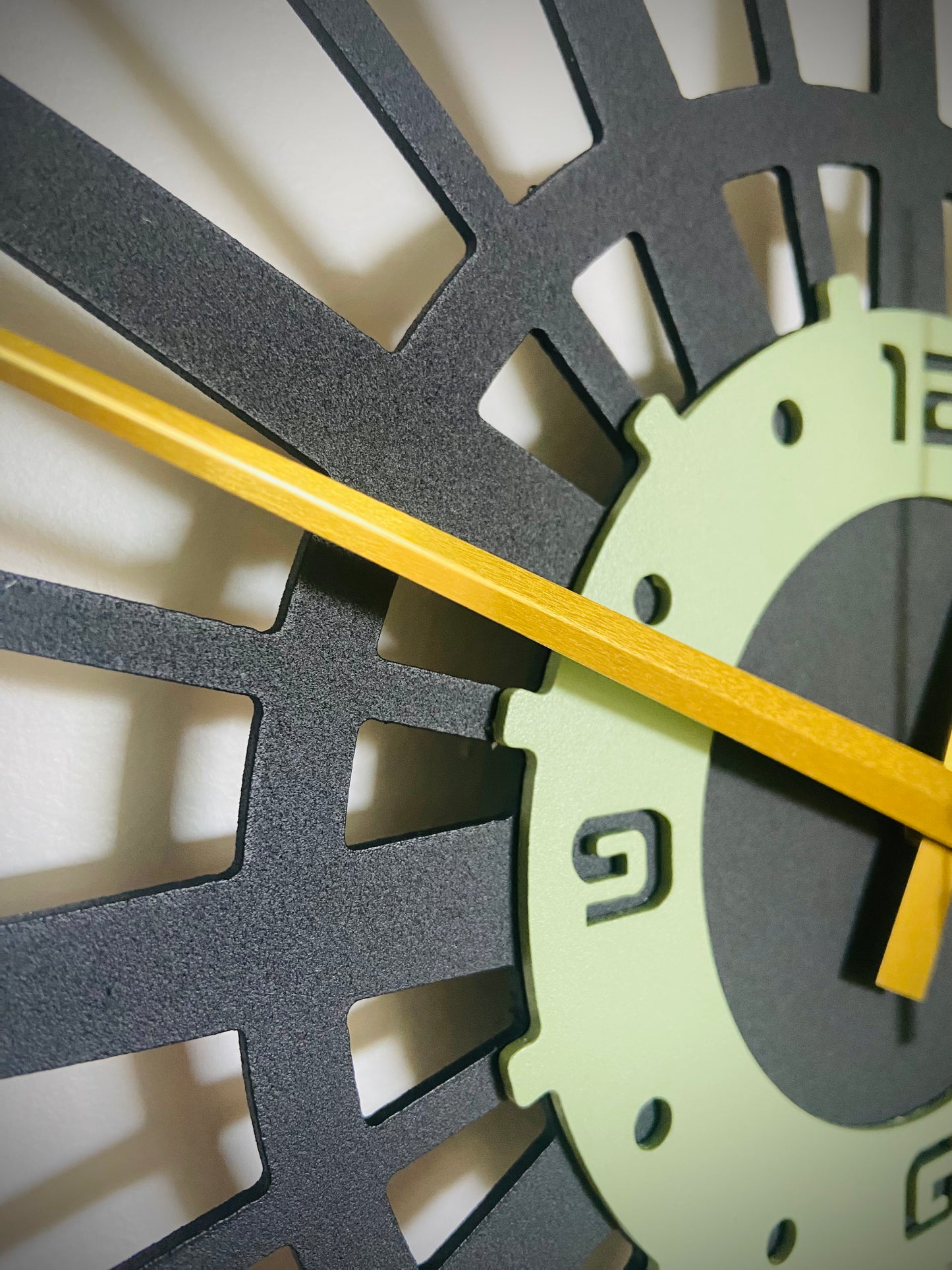 Retro Coast Green Starburst Clock.