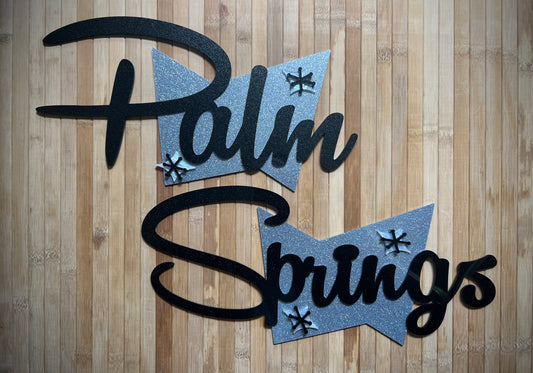 Large Palm Springs Acrylic Art Plaques