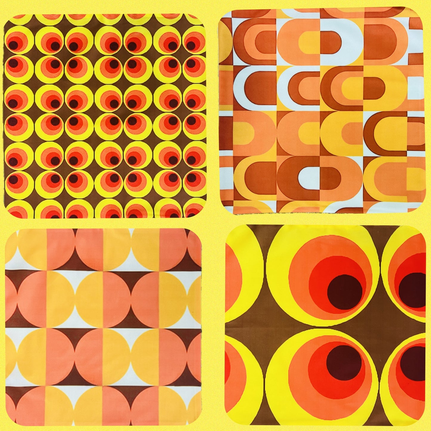 Seventies Cushion Covers. Shipping Included Within Australia