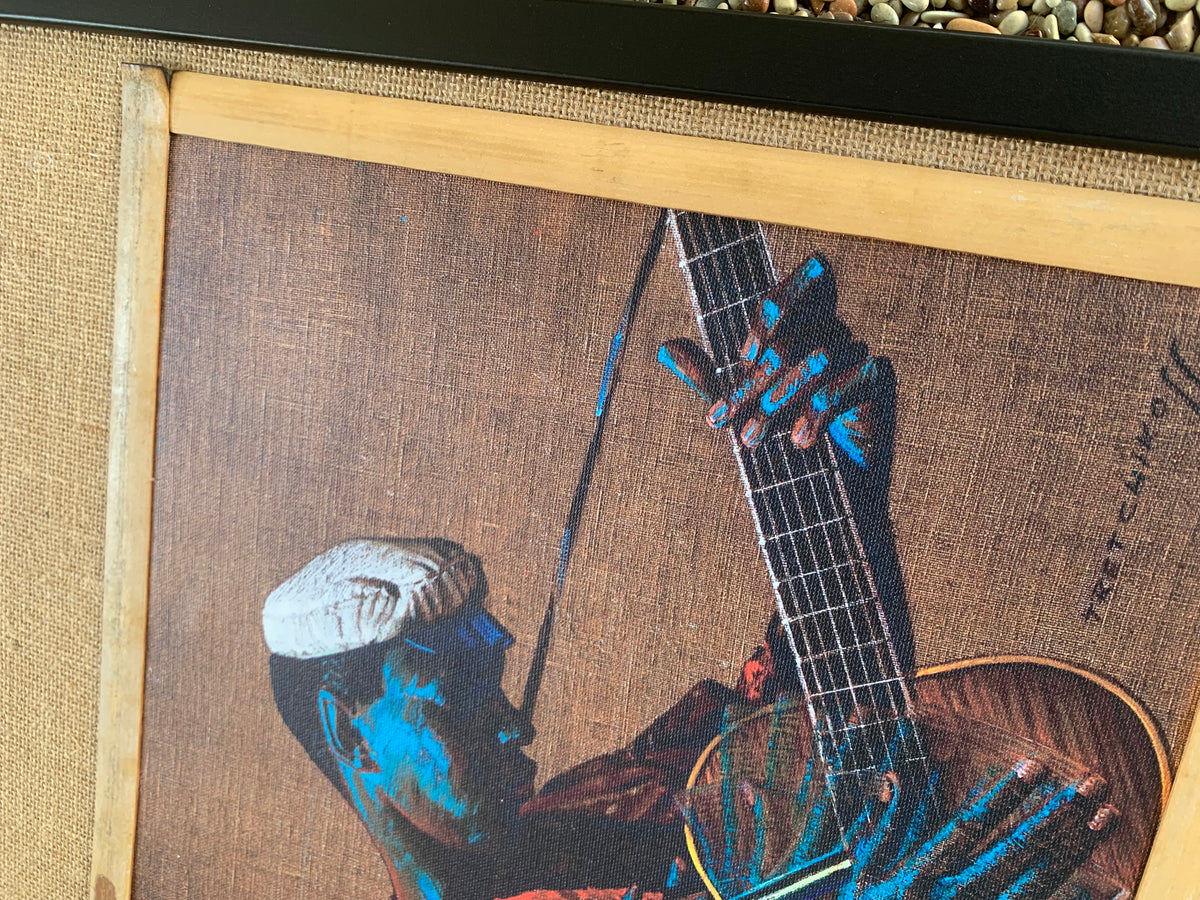 Vladimir Tretchikoff ‘Penny Whistlers’ Framed Cotton Canvas.