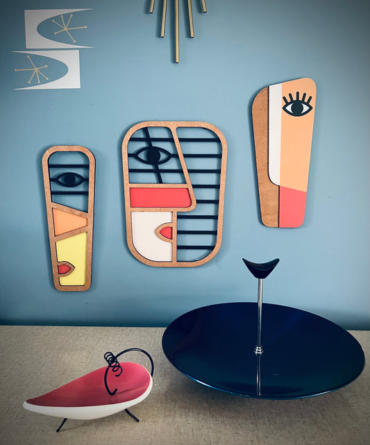 Pablo Picasso Abstract Wooden Wall Art