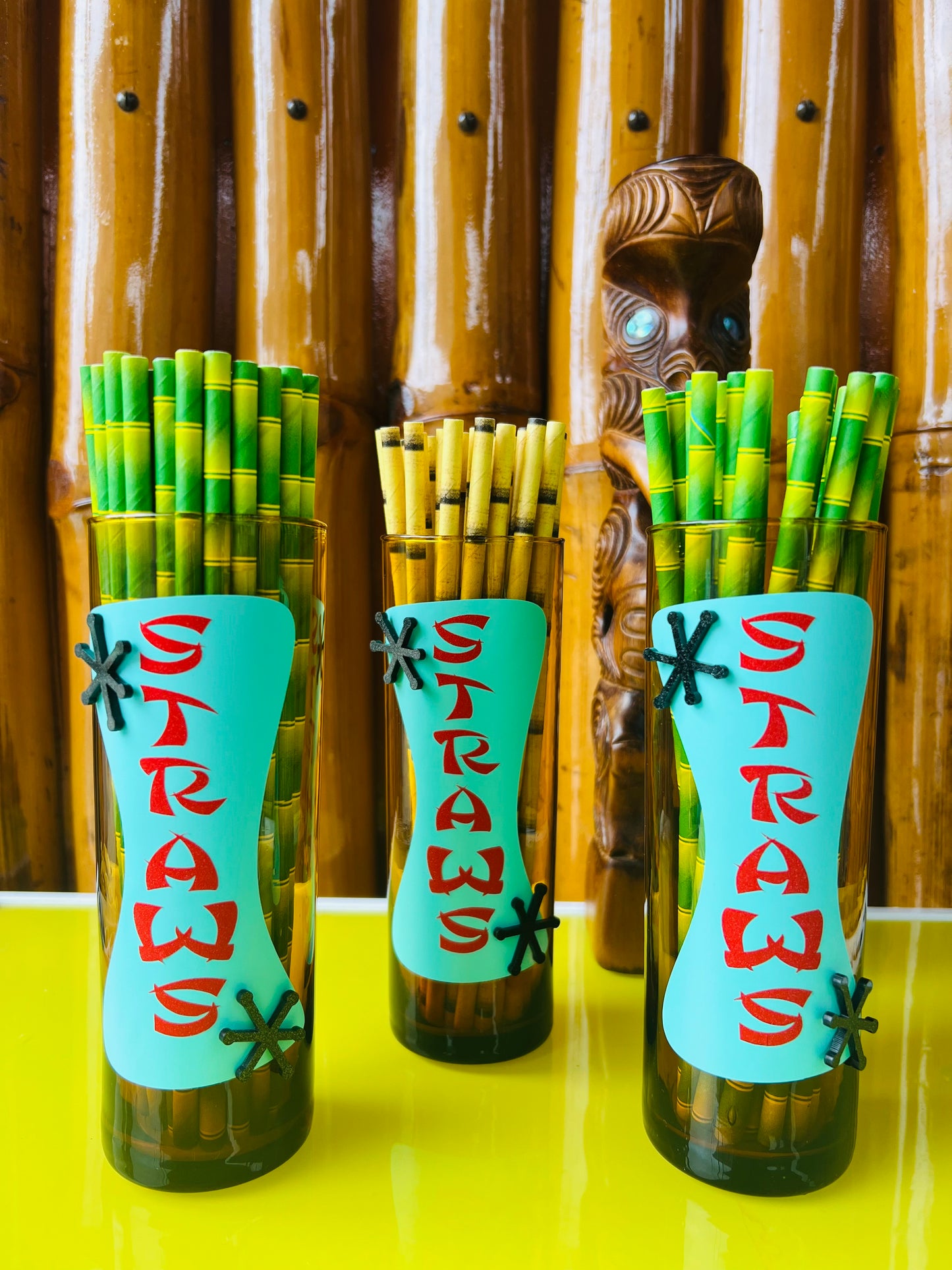 Tiki Bar ‘Straws’ Holder. FREE SHIPPING within Australia.