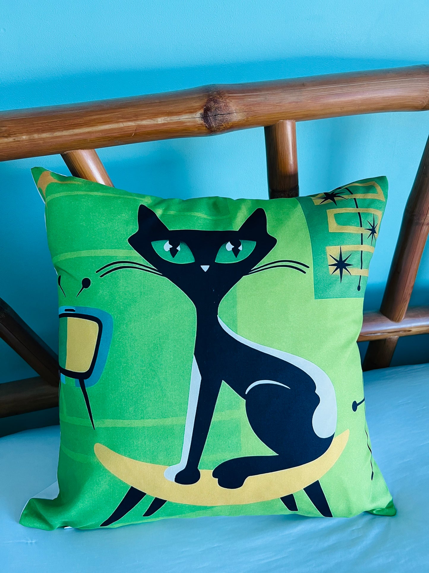 Mid Mod Cat Cushions. Set Of 4, Includes Shipping Within Australia.