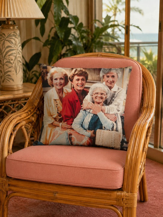 Golden Girls TV Series Cushion Cover. Includes Shipping Within Australia.