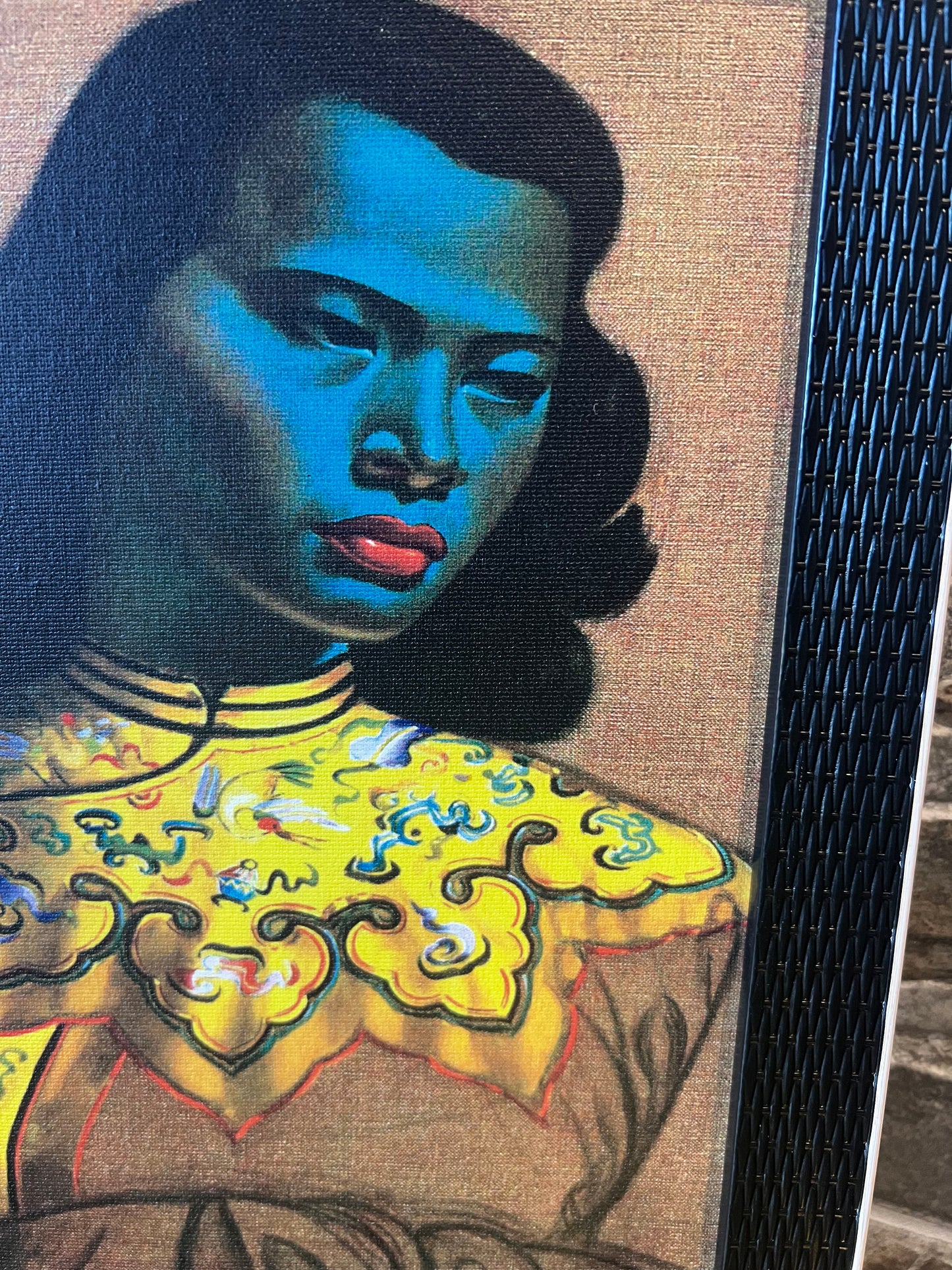 Tretchikoff Chinese Blue Lady Framed Print. TIKI BAR. FREE Shipping Within Australia.