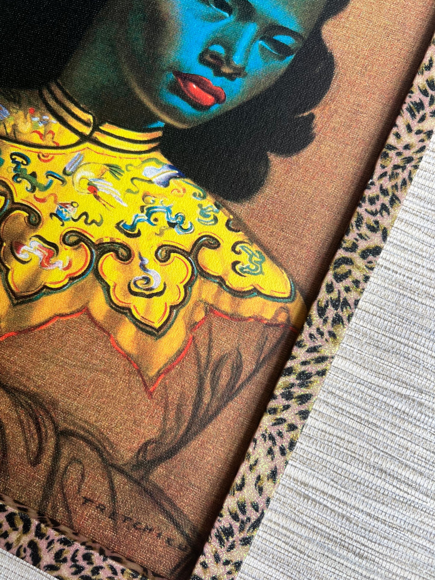 Tretchikoff Print, Chinese Blue Lady. Price Includes FREE shipping within Australia.