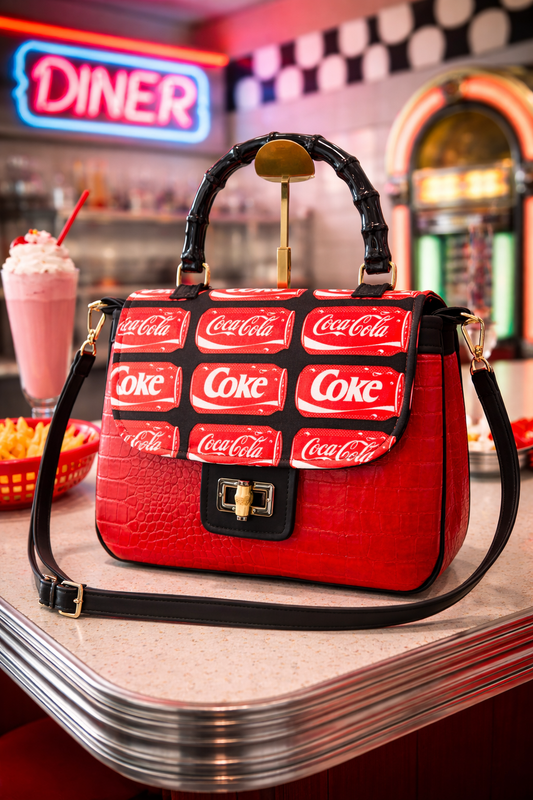 Pinup Girl Coca Cola Handbag. FREE Shipping Applies Within Australia.