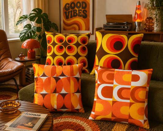 Seventies Cushion Covers. Shipping Included Within Australia