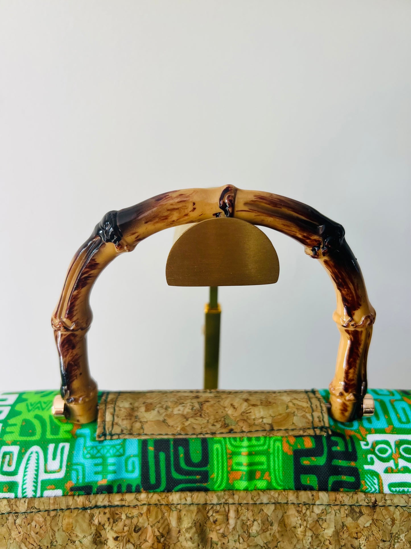 Tiki Pinup Girl Handbag With Shoulder Strap. Meticulously Hand Cut & Sewn On The Sunshine Coast. Free Shipping Within Australia.